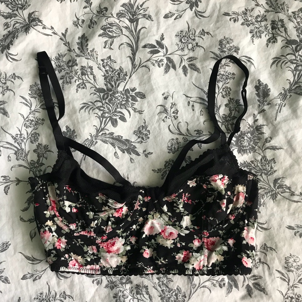 F21 Floral Bralette